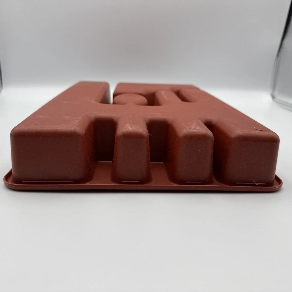 Vintage Rubbermaid Red‎ Orange #2921 Silverware Tray Flatware Drawer Organizer